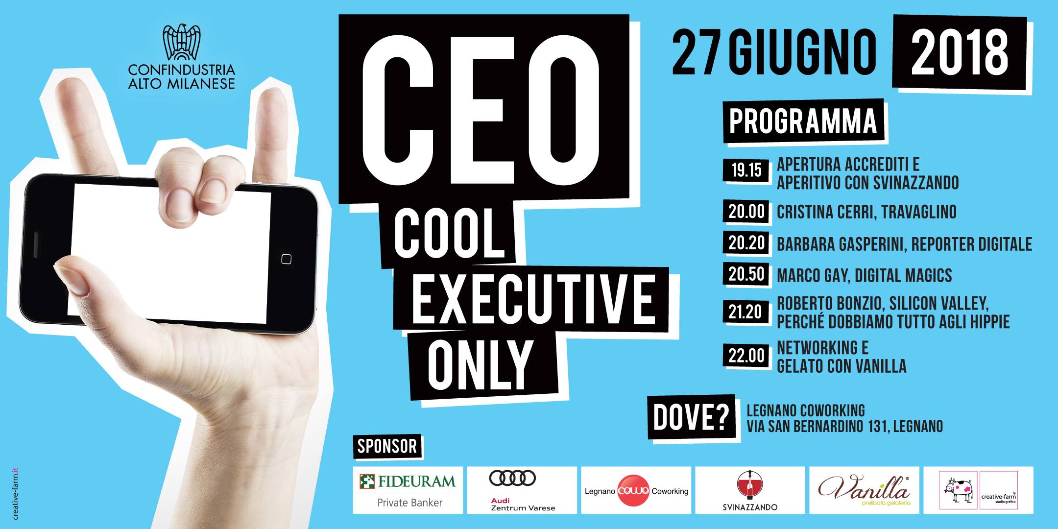 CEO Cool Executive Only a Legnano