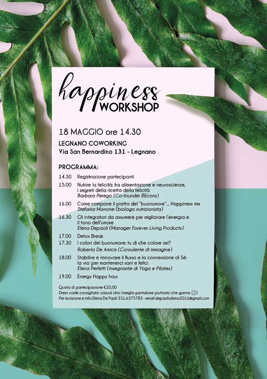 Legnano Coworking Happiness Workshop