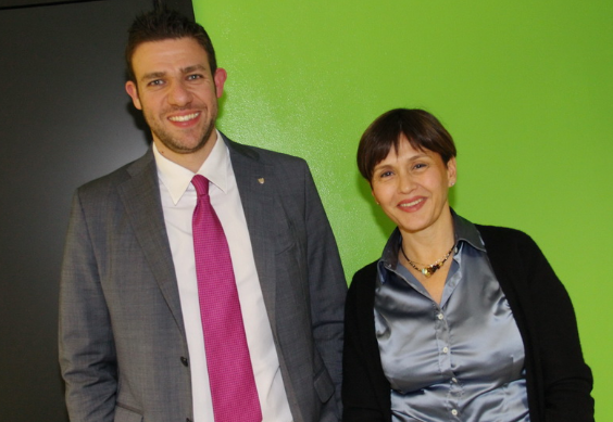 Lorena Prandi con Egidio Alagia